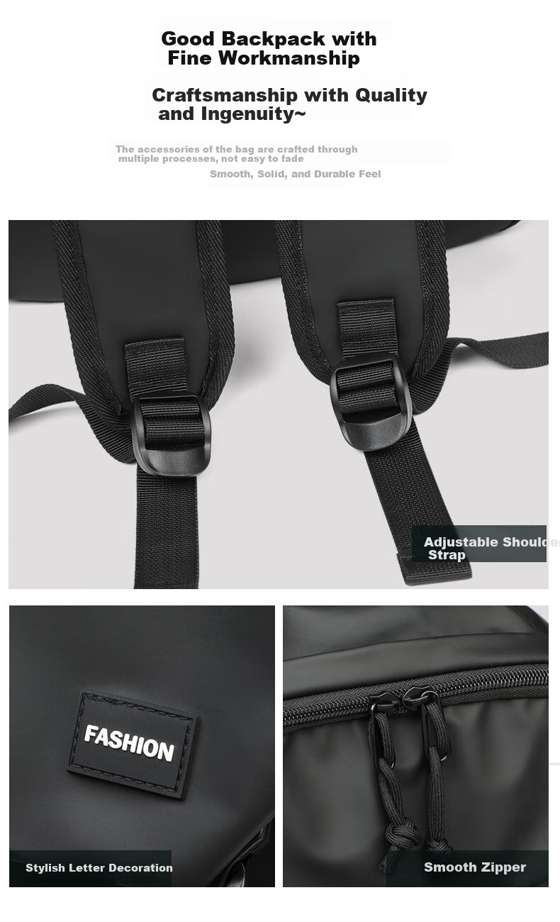 Viney Backpack, Lightweight Shoulder Bag for Grades 3-6, Middle School And High School Students, College Students, Travel, Business Trips, Large Capacity Laptop Bag 6