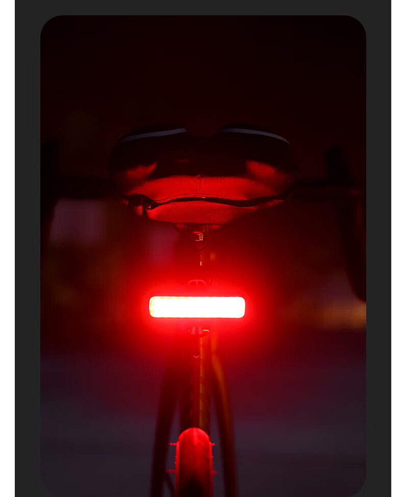 Captain Tas Bicycle Tail Light Type-C Rechargeable Waterproof Safety Night Riding Warning Road Mountain Bike Tail Light Accessory 14