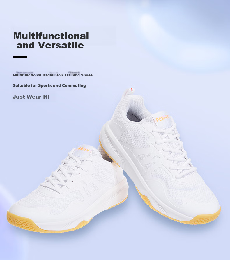 DECATHLON Badminton Shoes, Breathable, Shock-Absorbing, Wear-Resistant, Non-Slip, Men's Model, Night Black, Size 40, 4504856 3
