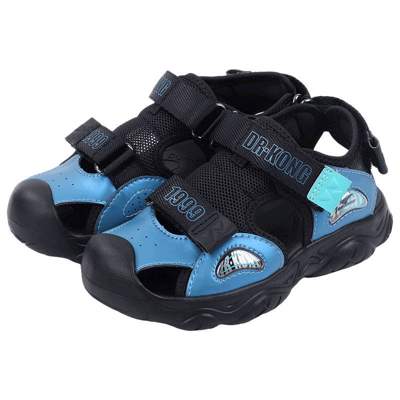 Dr. Jiang Full Contact Sandals Summer Unisex Kids Casual Children's Sandals 2S10A2007BM Blue Size 29