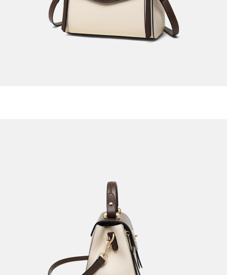 C.BANNER Leather Handbag, Women's Crossbody Bag, Shoulder Tote Bag, Simple Luxury Birthday Mother's Day Gift, Practical Present for Mom 4