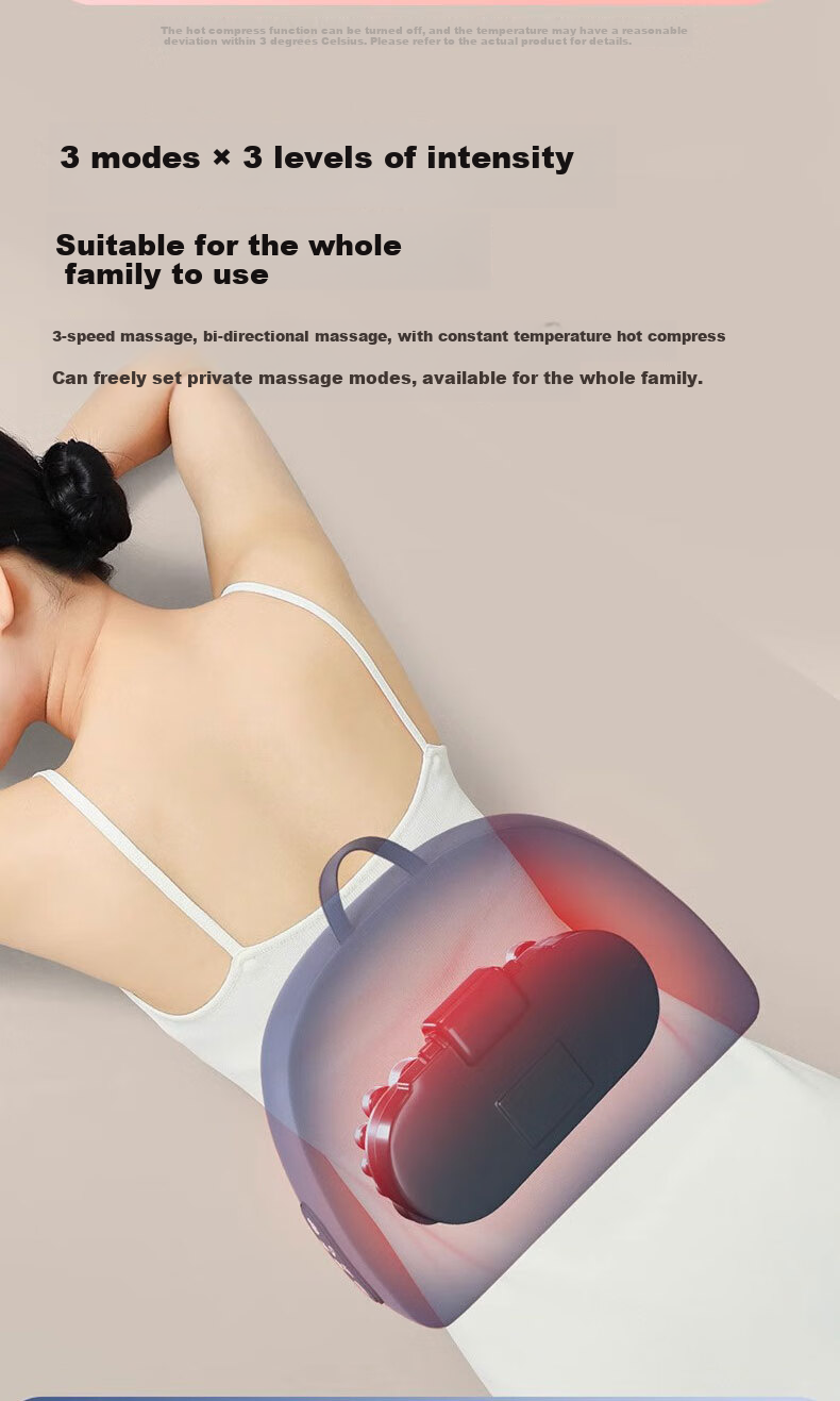 AUX Cervical Spine And Lumbar Massage Pillow GL89 Gift Box Set Shoulder Leg Back Kneading Hot Compress Waist Pain Relief Massage Device Mid-Autumn Festival Gift 11