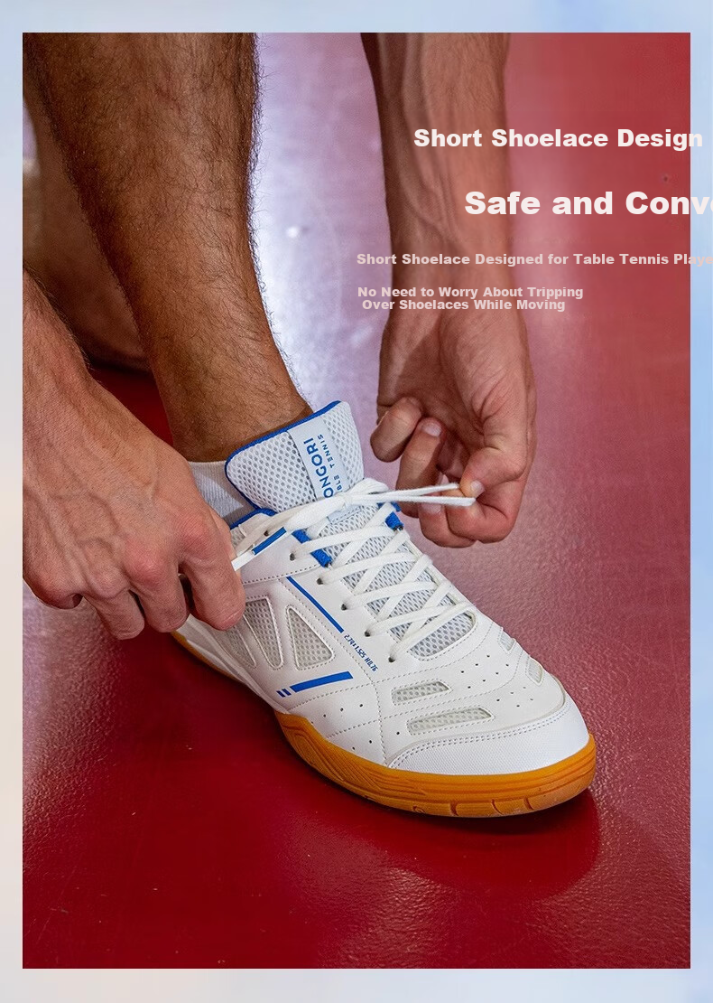DECATHLON Table Tennis Shoes for Men, Women And Children with Rubber Soles, Breathable Training Tennis Shoes - 4219232 9