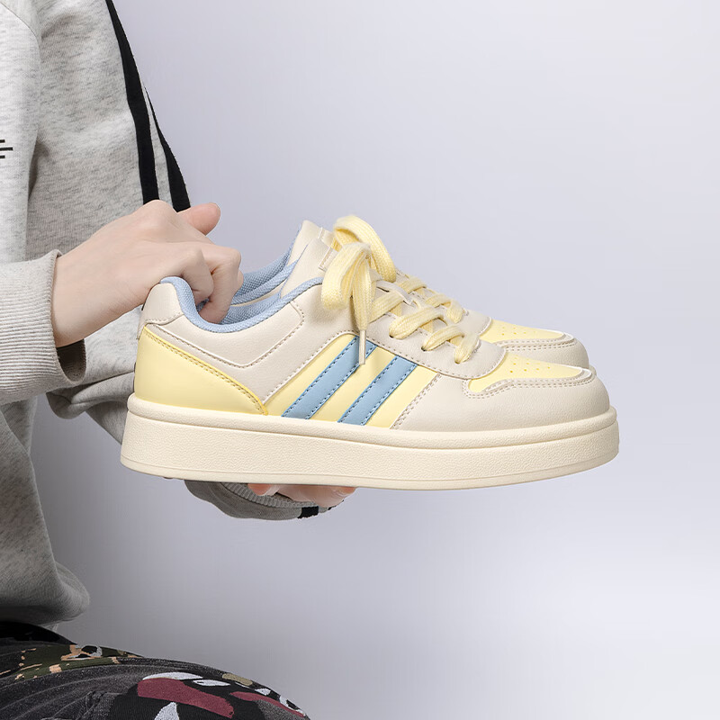 HUANQIU Thick-Soled Women's Shoes, Summer 2026 New Style, Women's Shoes, Trendy And Versatile, Lightweight, Breathable, Casual Training Shoes