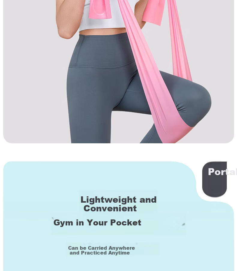 Lexi Fitness Resistance Band for Women, Yoga Strength Training Stretching Shoulder Opening Pull Rope Back Exercise Band, Mint Green 10 Lbs 8