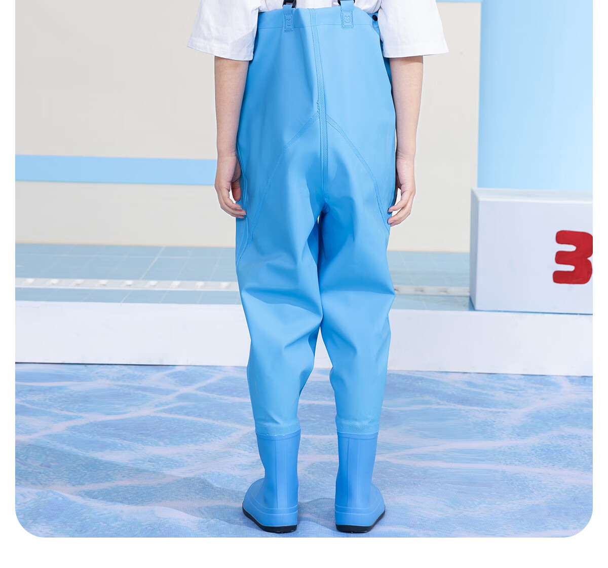 361° Kids Creek Pants Water Play Pants Swim Pants Beachcombing Pants One-Piece Water Pants Water Shoes Half-Body Waterproof Fishing and Beachcombing Suit 11