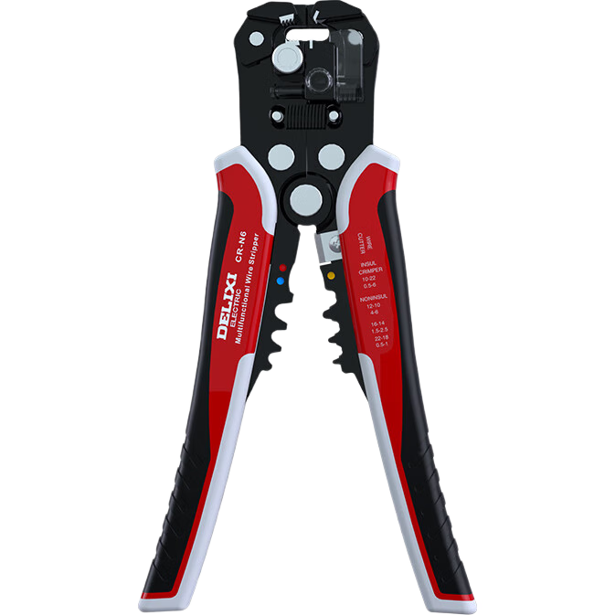 DELIXI ELECTRIC Multi-Functional Wire Stripping Pliers Electrician's Wire Cutter Household Wire Stripper with NCV