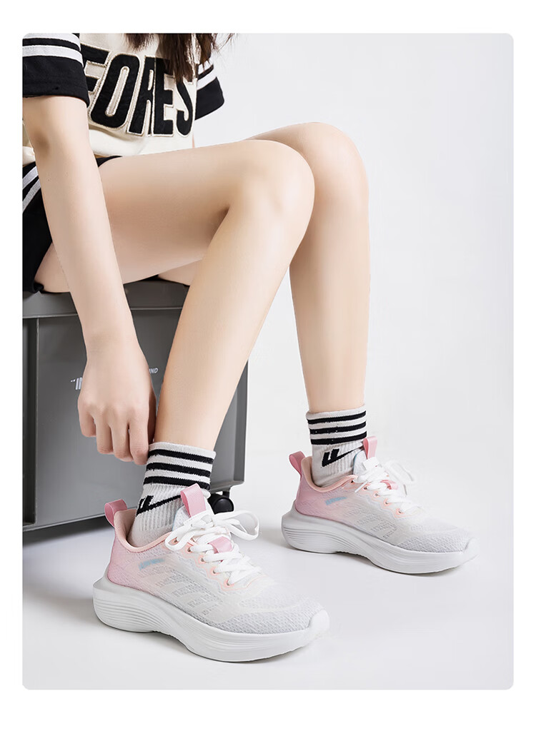 Global New Trendy Street Sports Shoes 2026 Spring Running Shoes Ultra-Light Shock Absorption Breathable Fashion Versatile Campus 2