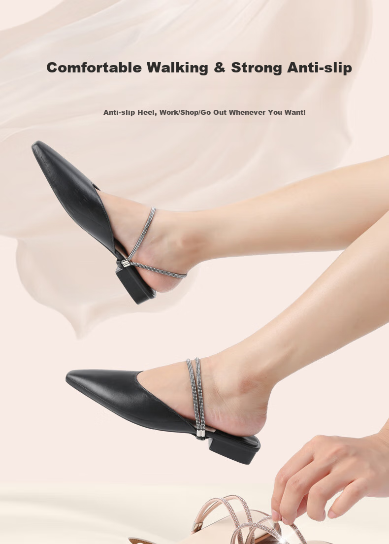 FOOTOPPO Shoe Lace Retractable Buckle for Women's High Heels, Leather Shoes, Anti-Slip Device, Shoe Anti-Wedging Buckle, Lace Fixing Strap 1