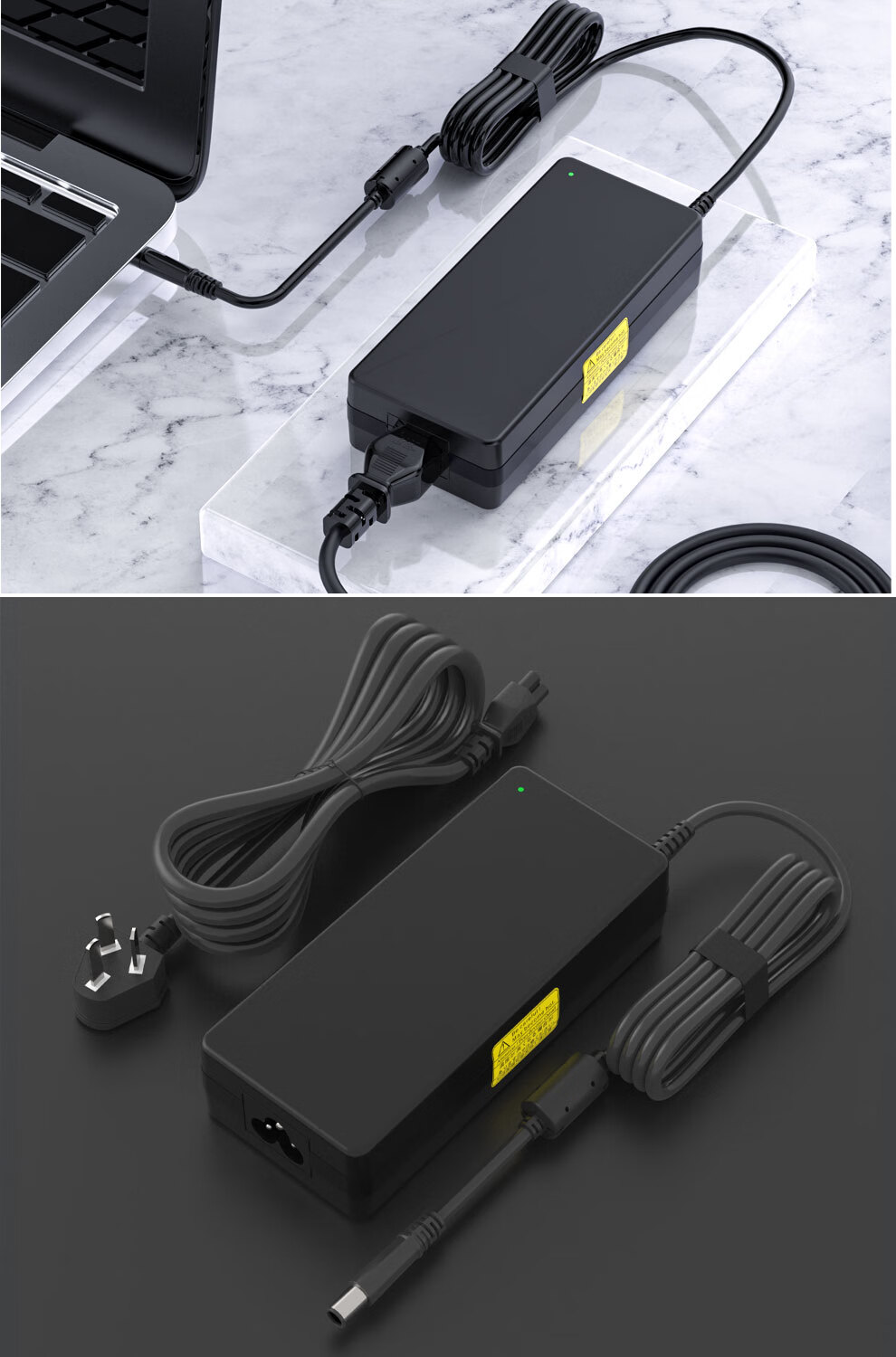 Delippo Power Adapter for Dell G3/G7 Alienware M17x R4 Gaming Laptop, 19.5V 9.23A 180W Large Port Laptop Charger Cable 3