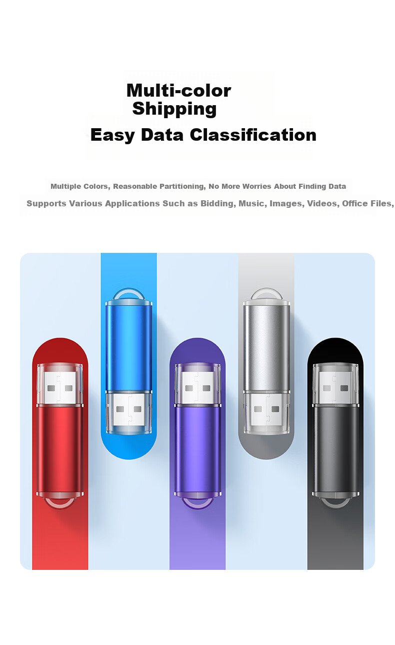 BIAZE 8GB USB2.0 Bid USB Flash Drive, Company Enterprise Bidding Professional Bid USB Drive, UP015 - Random Color - Single Pack 3
