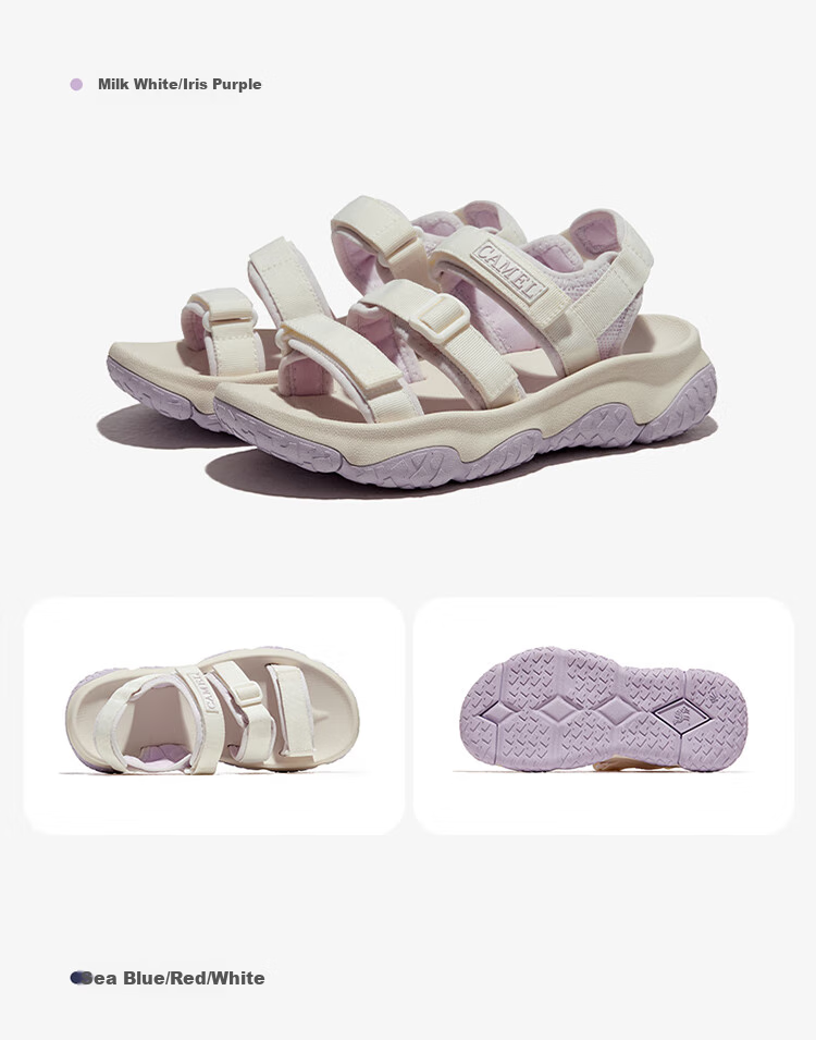 CAMEL Summer Outdoor Velcro Sandals for Men And Women, Quick-Drying Water Shoes for Stream Trekking And Beach, F14B162007 12