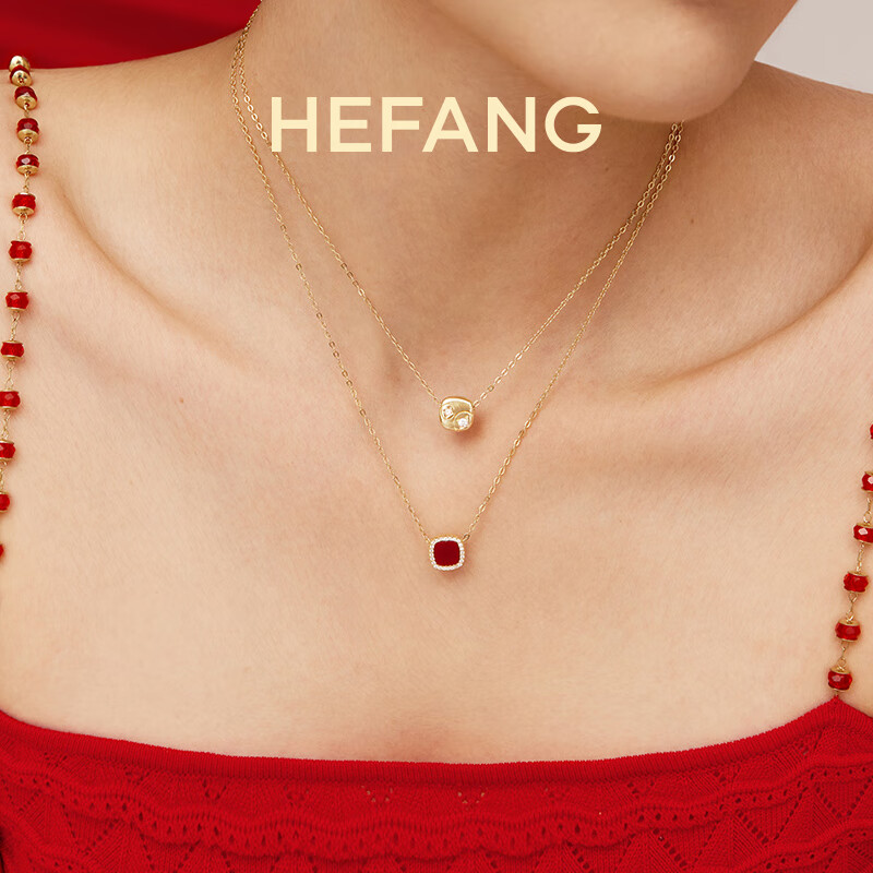 HEFANG Lucky Coin Necklace Collarbone Chain Birthday Gift [520 Valentine's Day Gift] for Girlfriend