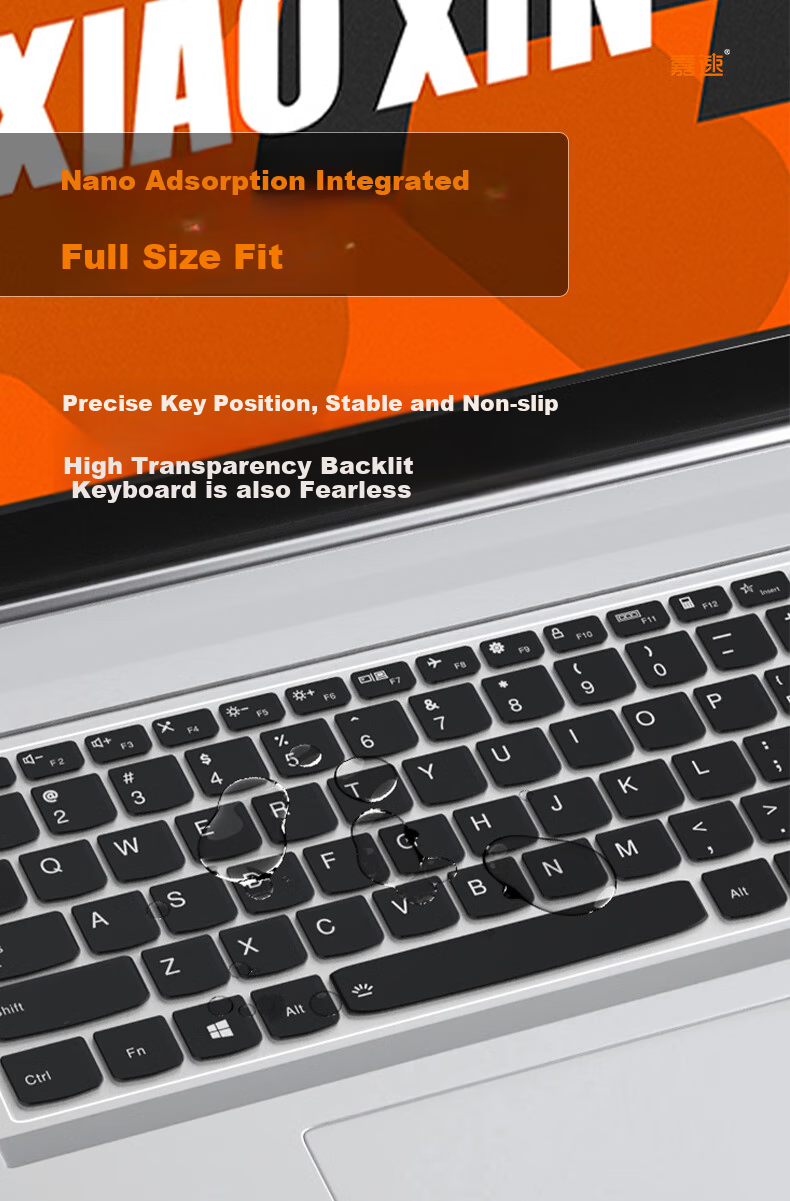 Jiasu Lenovo ThinkBook14+ AI Yuanqi Black Keyboard Cover for 2026/25/24 Models, 14.5-Inch Laptop Keyboard Protective Film, Black Dust-Proof Cover, Slim And Lightweight 4