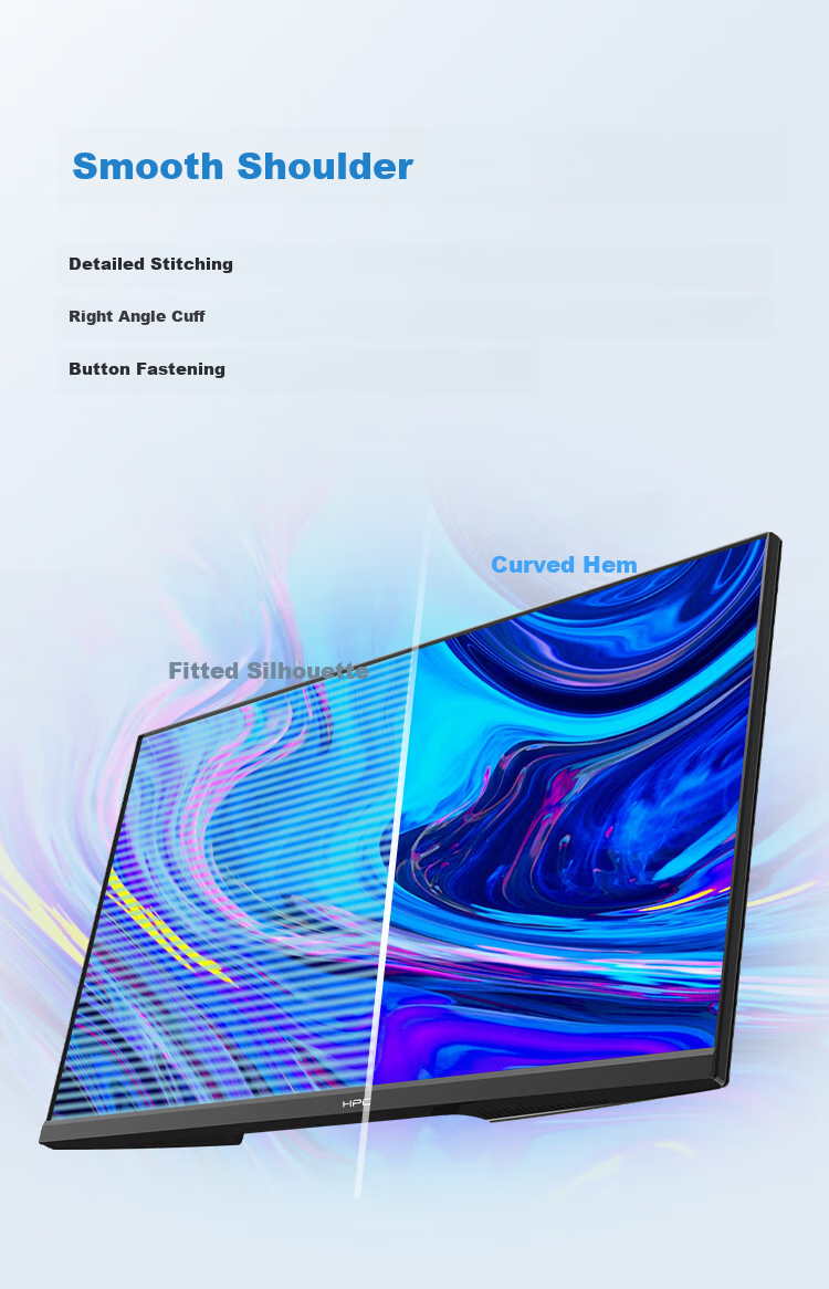 HPC 27-Inch FHD IPS High-Definition Computer Monitor, 100Hz Refresh Rate, 99% SRGB Wide Color Gamut, Wall-Mountable, Ultra-Thin Bezel, Home And Office Computer Display HH27FI 3