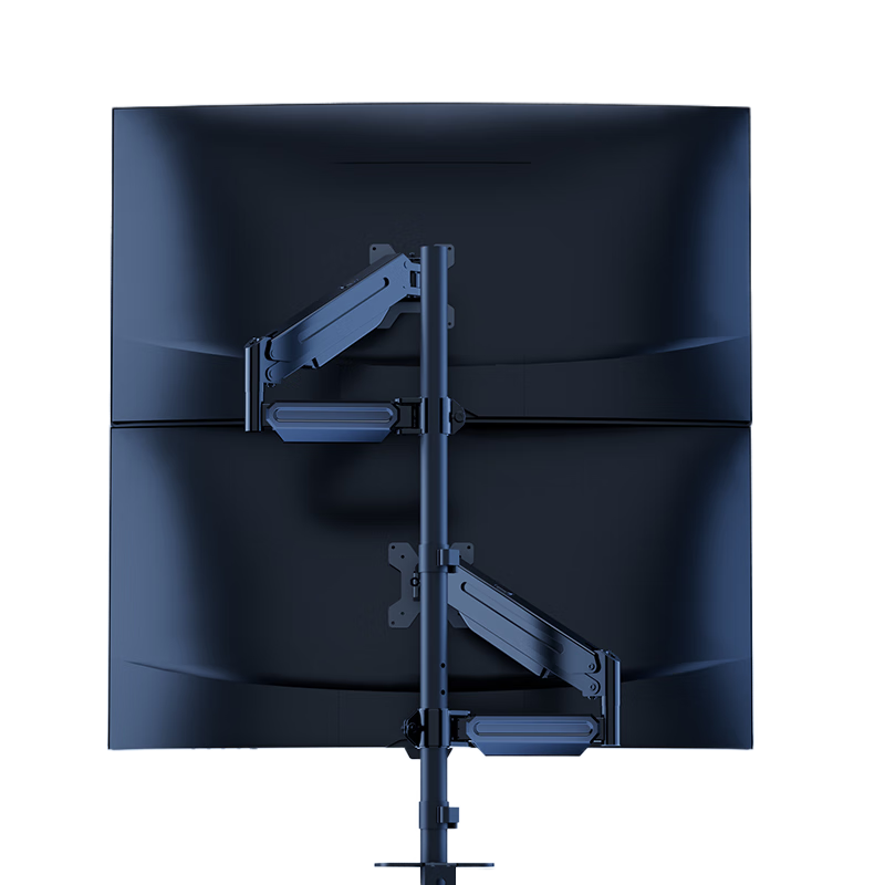 Zhiercheng Monitor Stand, Dual Screen 17-32 Inches, Top And Bottom Dual Screen Left And Right Dual Screen Computer Stand, Monitor Desktop Screen Bar-Shaped Stand [77cm Column]