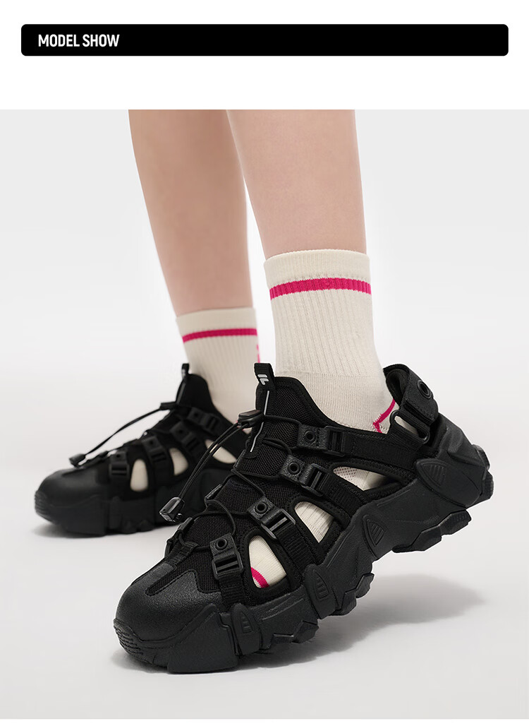 FILA FUSION FILA Trendy Mountain Sandals Outdoor Beach Shoes Women's Sports Shoes 23