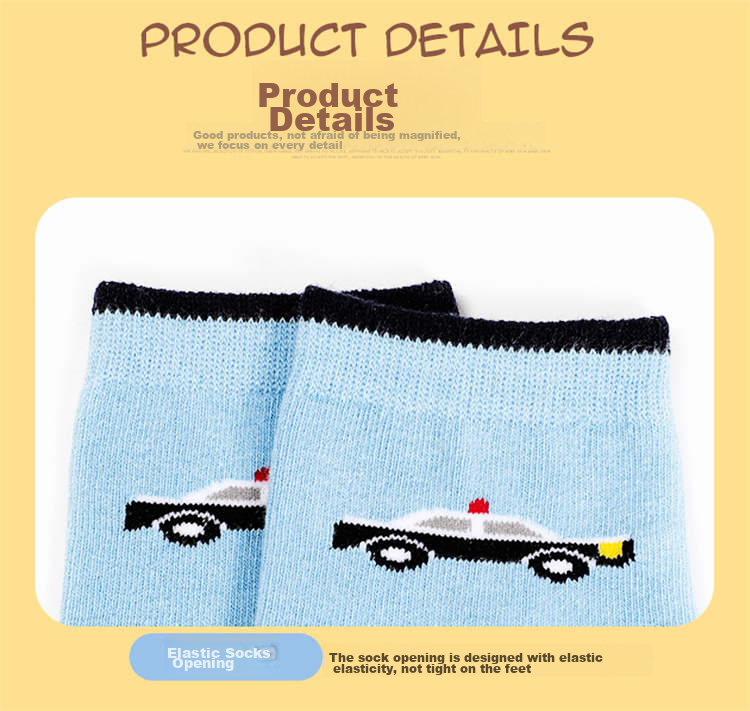 LangSha Kids Boys Mid-Calf Socks Spring Autumn Comfortable Sweat-Absorbing Breathable Antibacterial Cotton Sports Socks for School Children 10