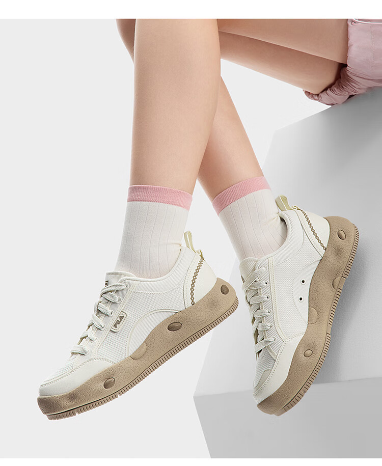 FILAFILA Official Women's COOKIES Retro Canvas Shoes Fashion Casual Sneakers 34