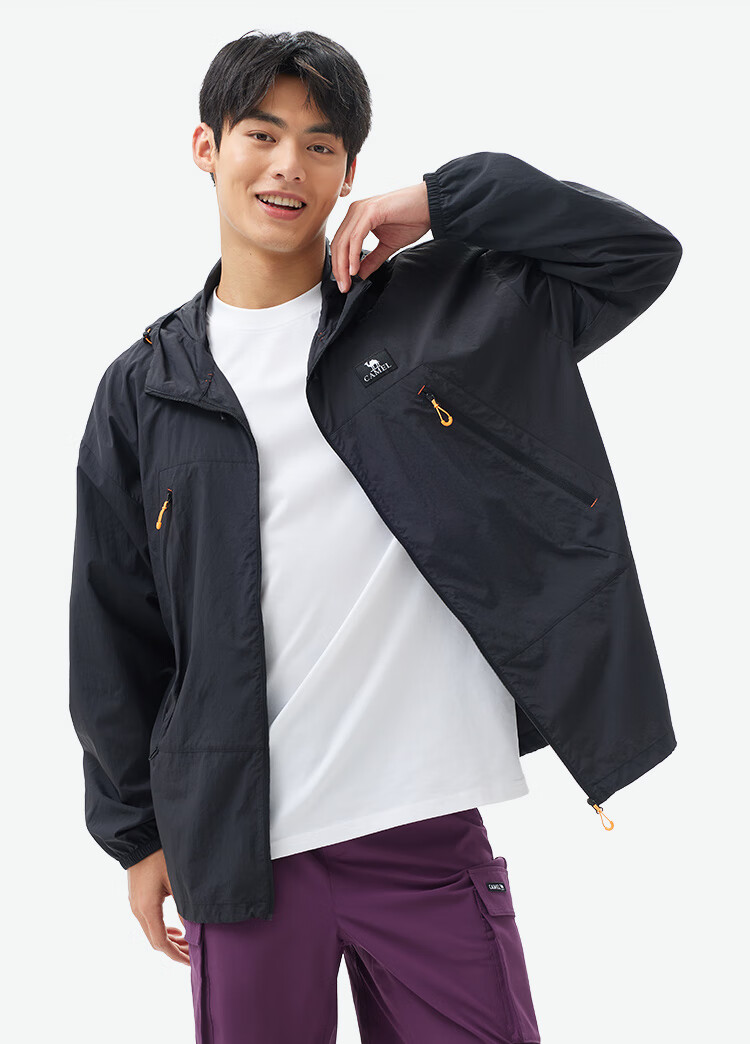 CAMEL Outdoor Sunscreen Jacket Unisex Spring Summer UV Protection Lightweight Coat [Wang Junkai Edition] 38