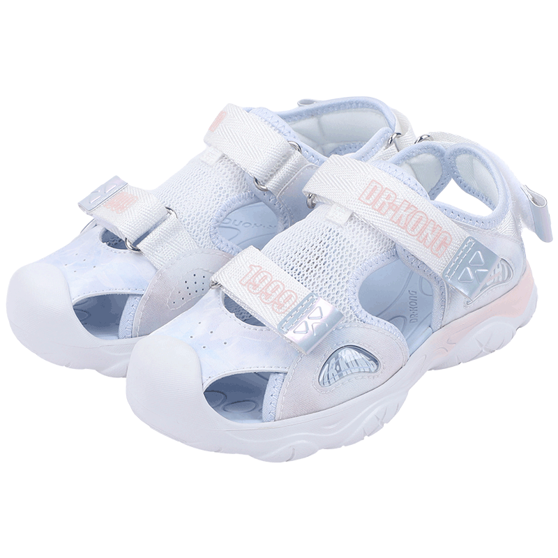 Dr. Jiang Full Contact Sandals Summer Unisex Kids Casual Children's Sandals 2S10A2007DW Purple Size 29