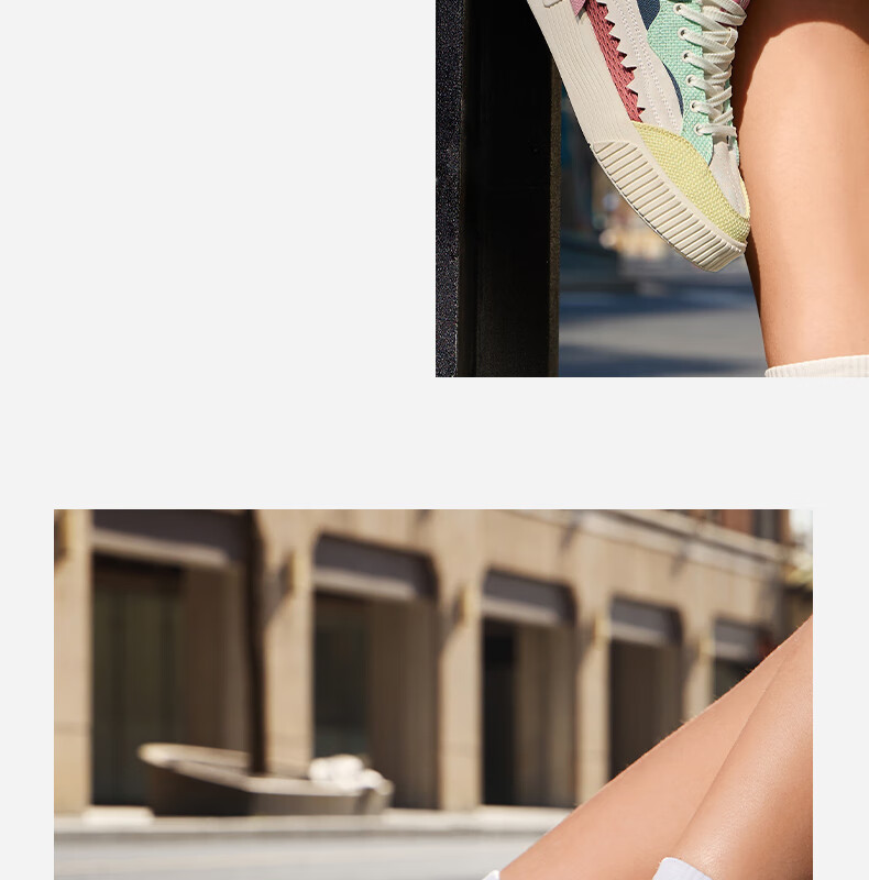 361° Women's Canvas Shoes, Spring And Summer Casual Breathable Flat Shoes, Low-Top Versatile Sneakers, 682526604-3 15