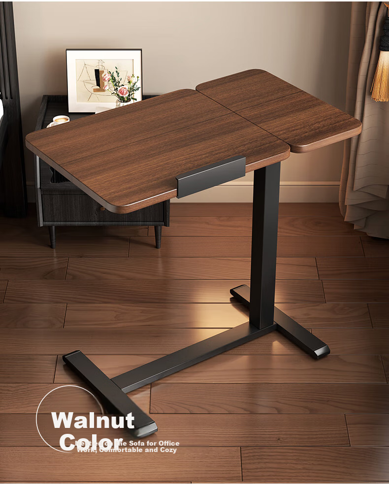 Gupujia Adjustable Height Computer Desk, Movable Bedside Table, Study Desk, Sofa Side Table, Simple Folding Small Table 14