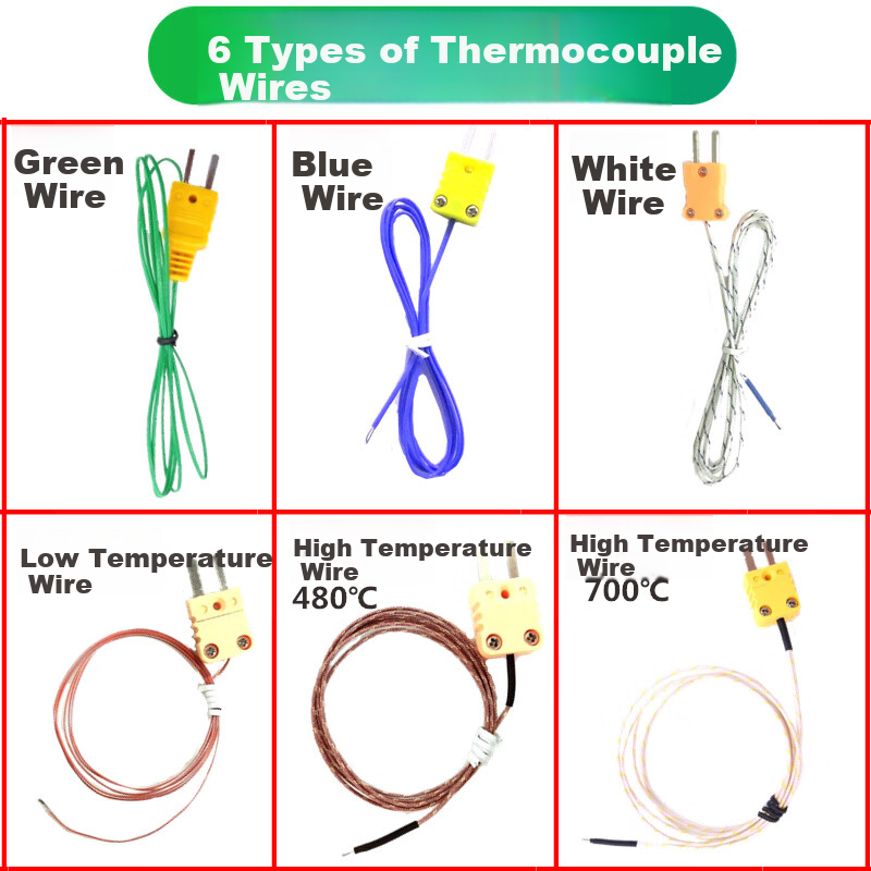 YHT Four-Channel Electronic K-Type Thermocouple Probe, Temperature Meter YHT309, Water Temperature Mold Thermometer Gauge 24