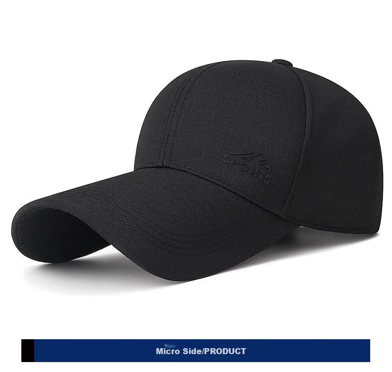 Jiancai Father's Day Gift Baseball Cap for Men And Women, Large Size Casual Versatile Fishing Sun Protection Breathable Extended Brim Cap 5