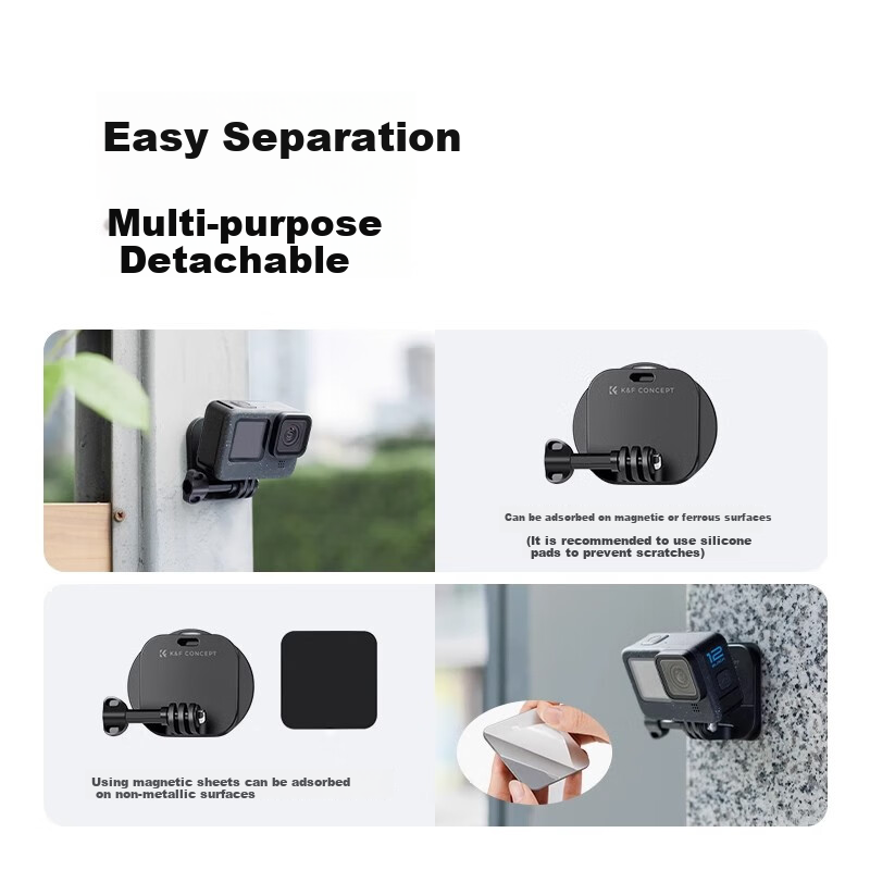 Zhuoer [Over 200K Sold] Magnetic Neck Strap for DJI Osmo Action 6/5pro/4 Action Camera, Compatible with Osmo 360 Panoramic Camera And Insta360 Ace Pro 4