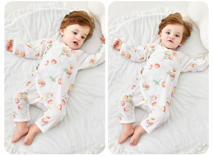 Wismorni Newborn Onesie, Summer Thin Style, Baby Romper, Crawling Suit, Summer Infant Clothing, Air Conditioning Wear 10