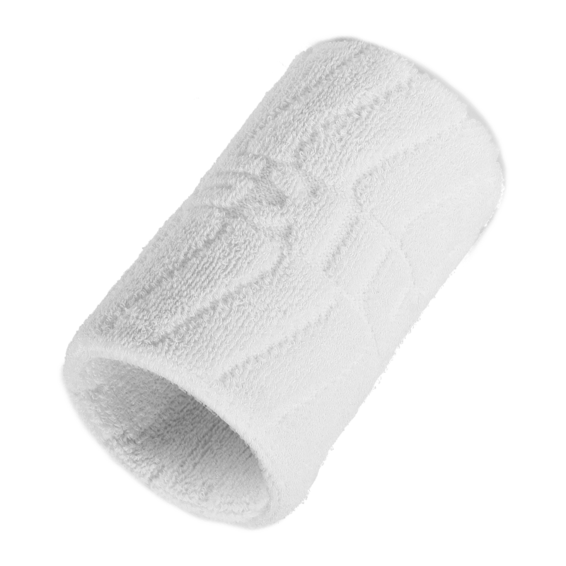 NAILEKESI N Sports Wristband Sweat-Absorbing Wrist Towel for Badminton Basketball Volleyball Tennis Tendonitis Injury Support White