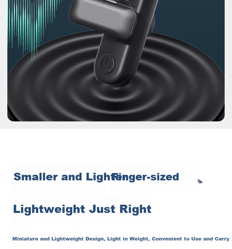 Deli Wireless Lavalier Microphone, Live Streaming Host Short Video Outdoor Shooting Audio Recording Smart Noise Reduction Mobile Phone Computer Speaker Pickup Microphone One-To Compatible with Apple And Android MN520 13