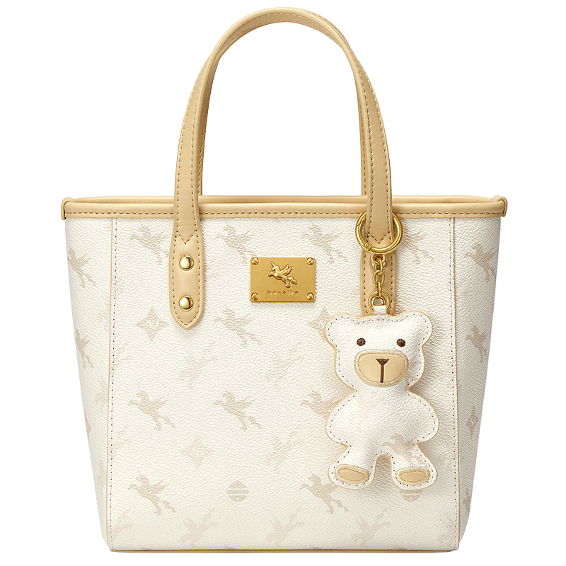NUCELLE Pegasus Small Tote Basket Bag, New Light Luxury Niche Handheld Crossbody Women's Bag, Birthday Gift for Girls