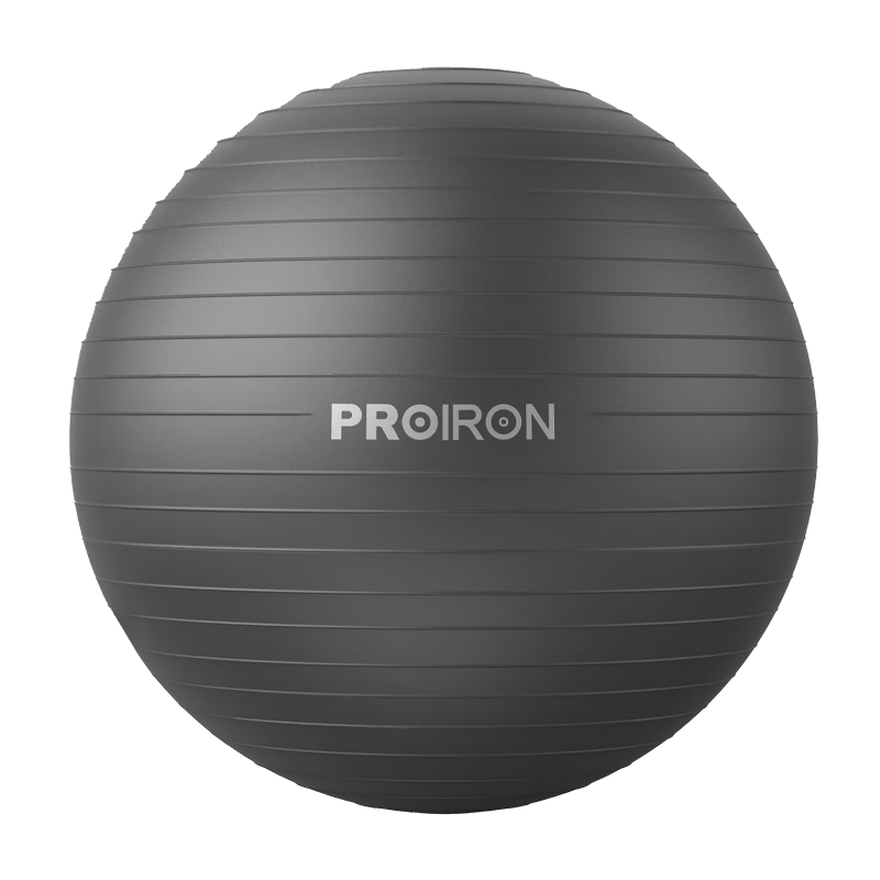 PROIRON Puli'ai Yoga Ball, Thickened Anti-Burst Fitness Ball for Adults, Large Balance Ball, 65cm Black
