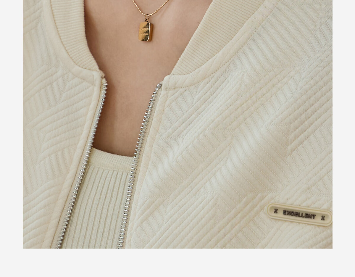 Taxiang Women's Short Jacket, Spring And Autumn Baseball Style Coat, Korean Version Cardigan, Casual Outerwear, T143U2035 7
