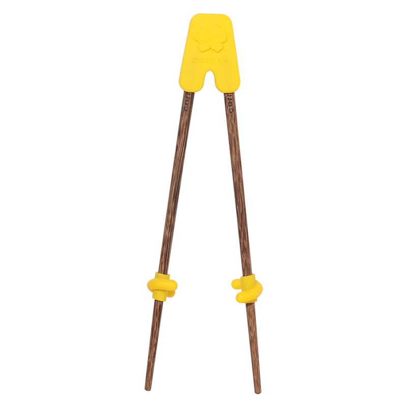 CORN Children's Wooden Non-Slip Training Chopsticks for Kids 3 Years Old Kindergarten Household Use