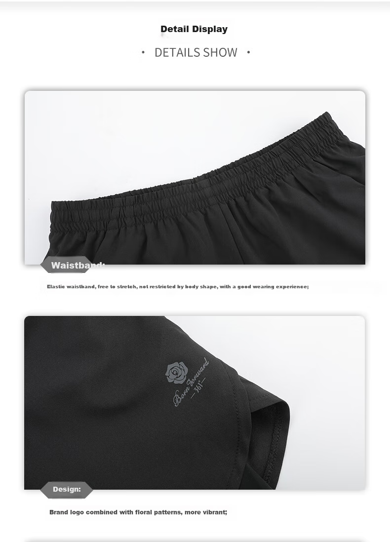 361° Women's Sports Shorts Spring Summer Sun Protection Quick-Dry Running Fitness Cooling Loose Lined Pants 662624702H-3 32