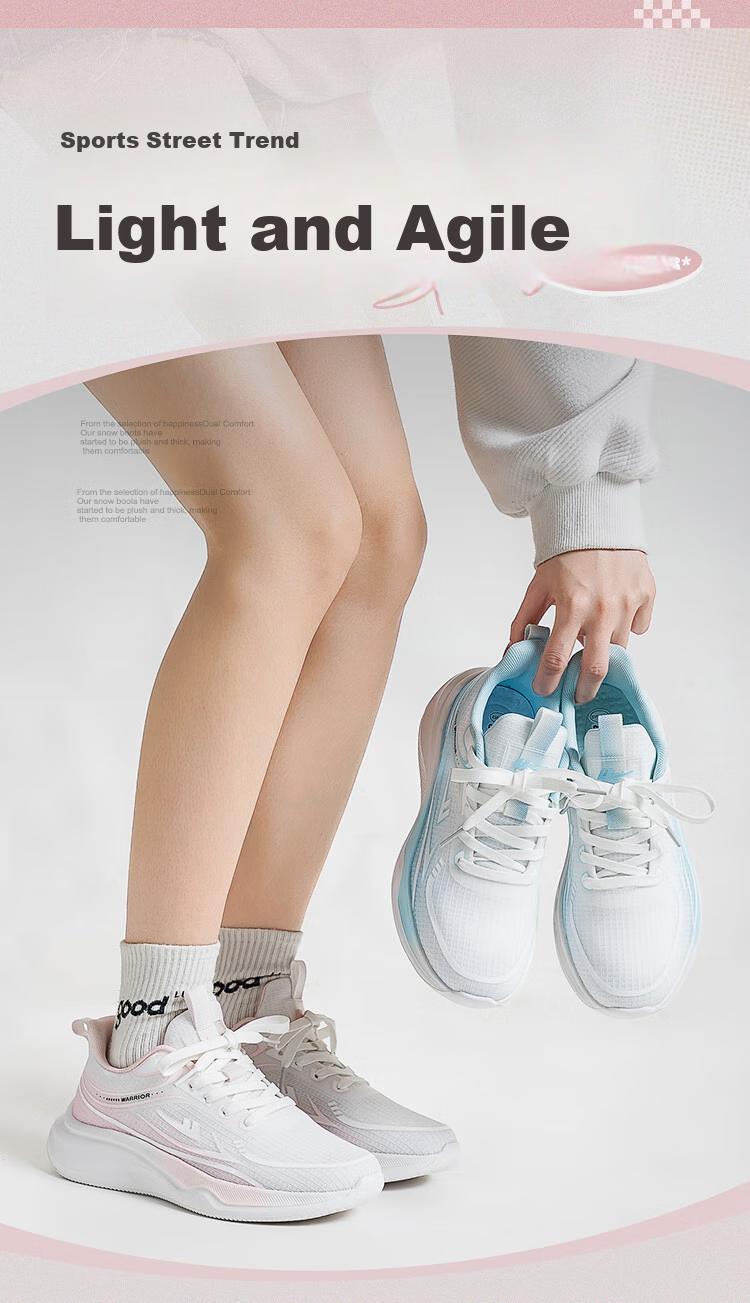 Huili Official Women's Shoes, Summer Flyknit Sneakers for Women, 2026 Women's Running Shoes, White And Pink, Size 36 1