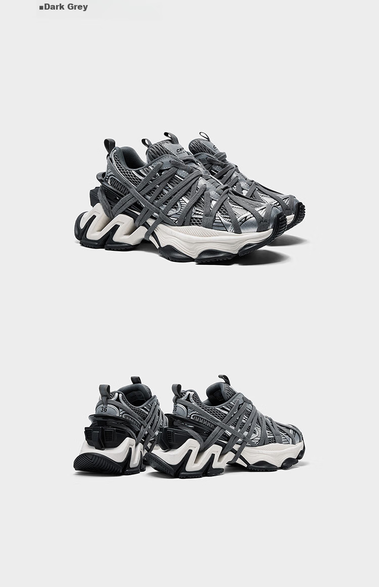 CHERY KALLY [Huang Mengying's Style], Women's Chunky Sneakers, 2026 New Casual Platform Shoes, Dirty Shoes for Women, 4332 3