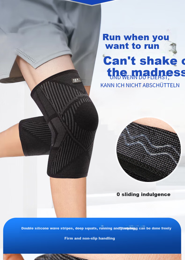 Bamaier Knee Brace for Sports, Running, Basketball, Badminton, Hiking, Anti-Slip Meniscus Injury Prevention Medical-Grade Knee Support for Men And Wome 8