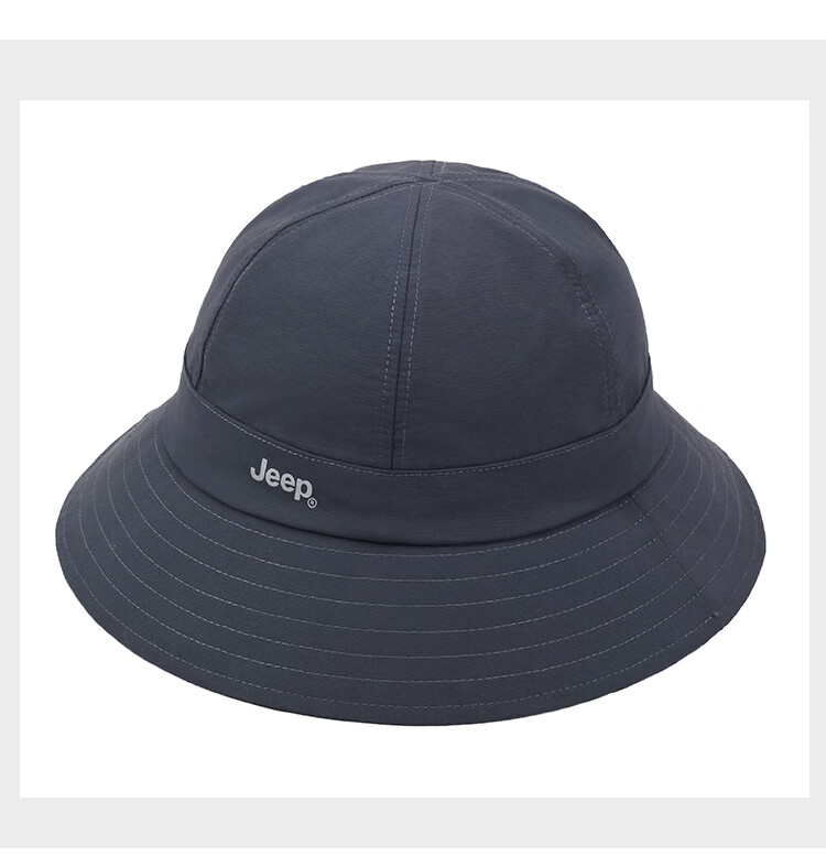 JEEP Men's Sun Protection Bucket Hat Fishing Hiking Outdoor Summer Cap Dark Blue Black 9