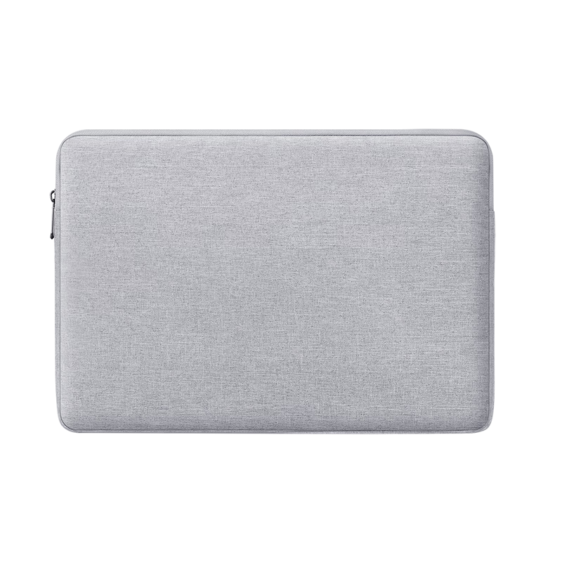BUBM Laptop Sleeve, Fleece-Lined Shock-Absorbing Inner Lining Storage Bag, Laptop Protective Case, Simple Inner Sleeve, Gray, 15.6 Inches