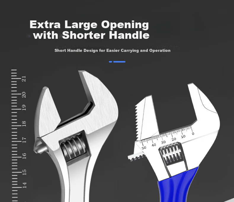 Yanran Multi-Functional Universal Wide-Mouth Adjustable Plumbing Wrench [8-Inch Pipe And Hand Wrench with Gloves] 9