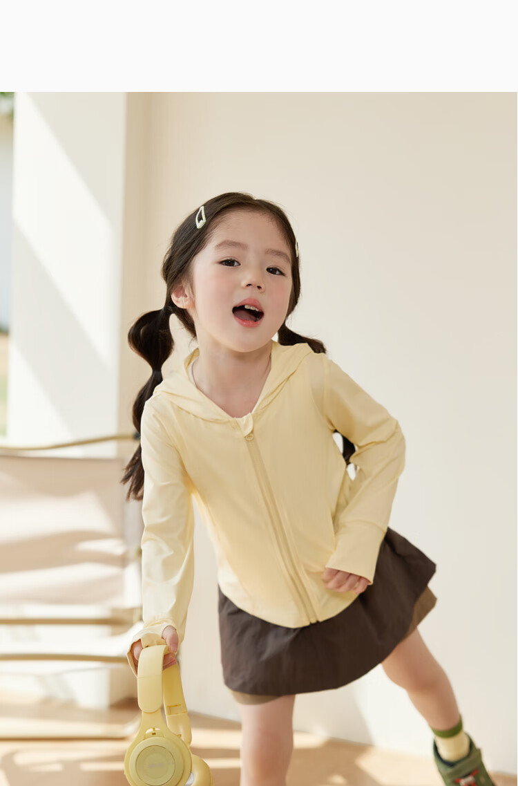 LUSON Children's Clothing, Baby Sun Protection Clothing for Girls, New Summer Style UV-Resistant Children's Ice Silk Jacket 9