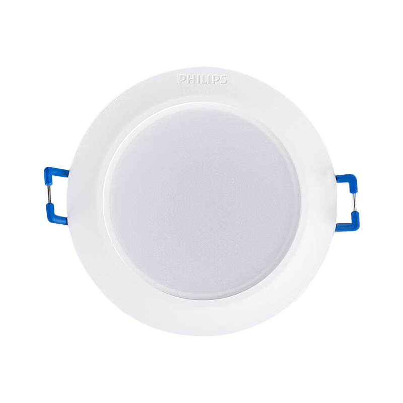PHILIPS LED Ultra-thin Recessed Corridor Downlight 3.5W 2.5-inch Anti-glare Ceiling Light Warm White 4000K Cutout 70-80mm