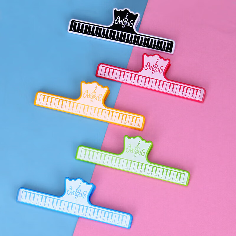 Maner Musical Instrument Piano Music Score Clip Music Clip Guitar Guzheng Score Clip Instrument Accessories Color Random