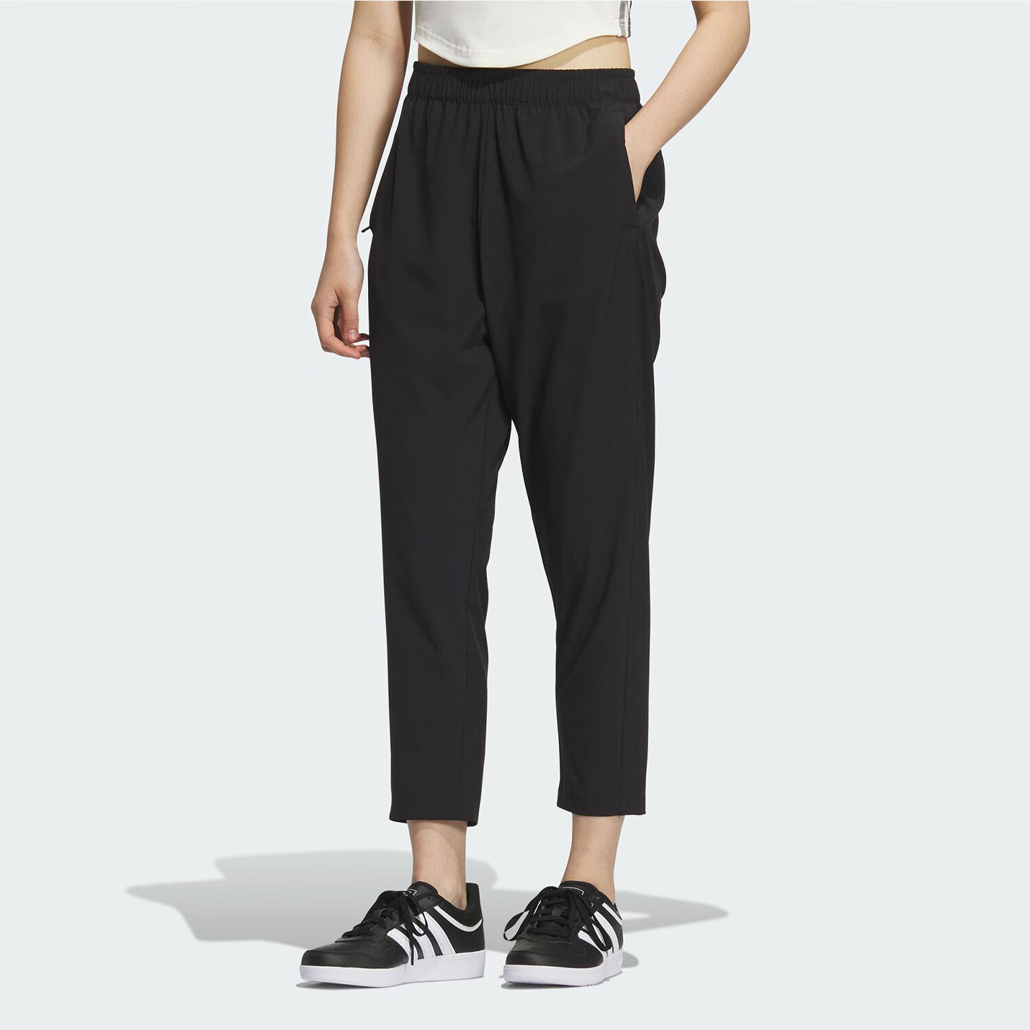 Adidas Women's Sportswear Series W WV 7/8 PANT Athletic Pants KC1485, Black, XS 2