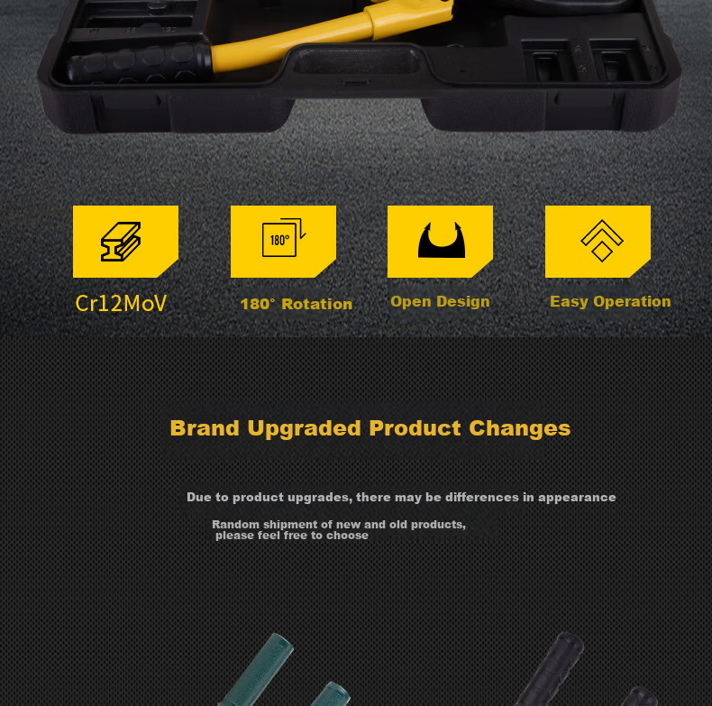 Deli Manual Crimping Pliers, Wire Connector Pliers, Cable Hydraulic Pliers, Terminal Pliers, 10-120mm², DL-YQ120 2