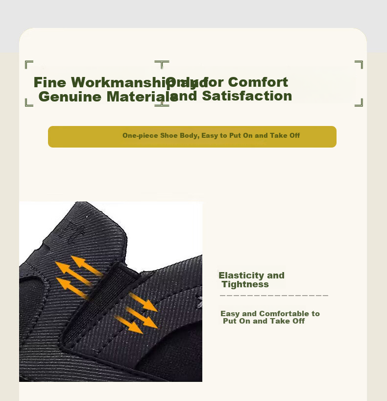 YUZHAOLIN Casual Shoes, Traditional Beijing Cloth Shoes, Slip-On for Middle-Aged And Elderly Fathers, Work Shoes, Men's Shoes, Loafers Y1S-1007 Size 39 7